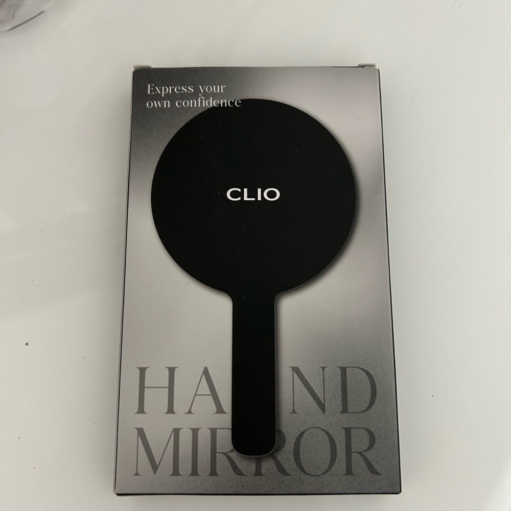 Clio Elegant Gray Handheld Mirror